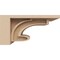 Ekena Millwork 4"W x 8"D x 4"H Wide Alma Rough Cedar Woodgrain TimberThane Corbel, Primed Tan CORUR04X08X04ALMRCPR - alternate 6